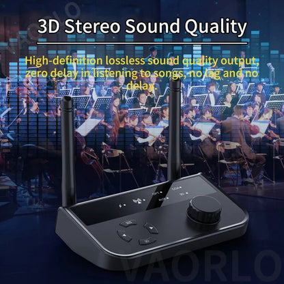 3D Stereo Bluetooth 5.3 Audio Receiver Optical/Coaxial/3.5mm AUX Analog Digital Signal Output Wirelss Adapter For Car Speaker - RELUX.STORE
