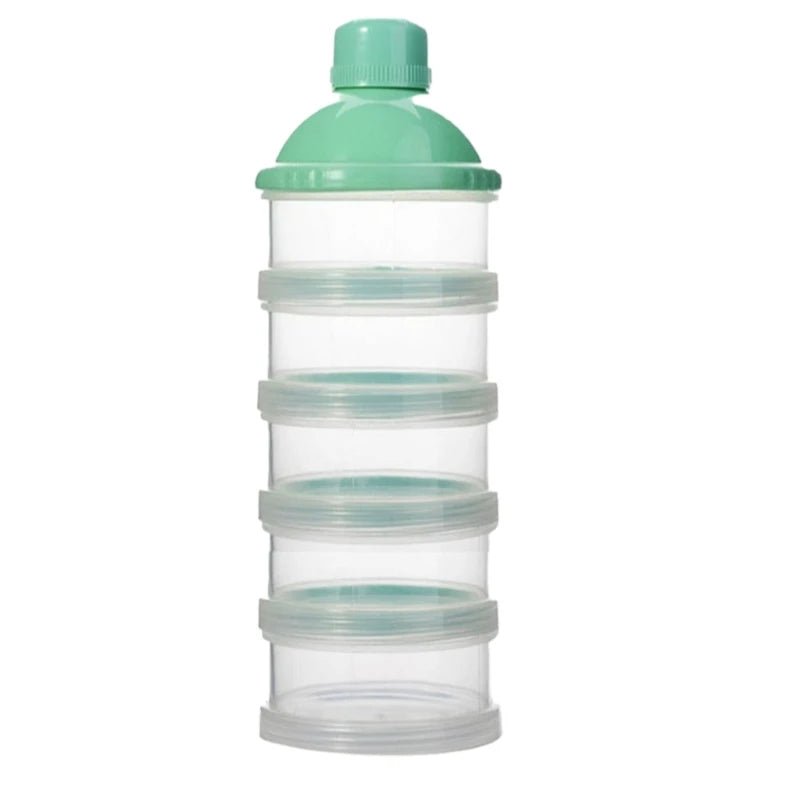 4 Compartments Baby Food Storage Box Newborn Milk Powder Container Formula Dispenser Portable Newborn Baby Things Snacks Cups - RELUX.STORE4 Compartments Baby Food Storage Box Newborn Milk Powder Container Formula Dispenser Portable Newborn Baby Things Snacks Cups