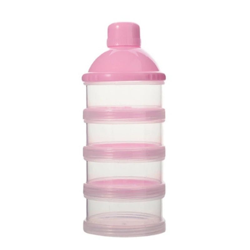 4 Compartments Baby Food Storage Box Newborn Milk Powder Container Formula Dispenser Portable Newborn Baby Things Snacks Cups - RELUX.STORE4 Compartments Baby Food Storage Box Newborn Milk Powder Container Formula Dispenser Portable Newborn Baby Things Snacks Cups