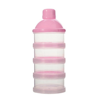 4 Compartments Baby Food Storage Box Newborn Milk Powder Container Formula Dispenser Portable Newborn Baby Things Snacks Cups - RELUX.STORE4 Compartments Baby Food Storage Box Newborn Milk Powder Container Formula Dispenser Portable Newborn Baby Things Snacks Cups