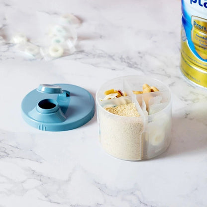 4 Compartments Baby Food Storage Box Newborn Milk Powder Container Formula Dispenser Portable Newborn Baby Things Snacks Cups - RELUX.STORE4 Compartments Baby Food Storage Box Newborn Milk Powder Container Formula Dispenser Portable Newborn Baby Things Snacks Cups