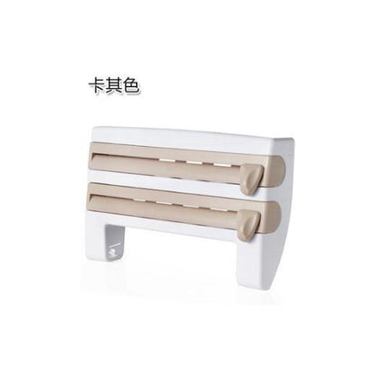 4 - In - 1 Kitchen Roll Holder Dispenser Kitchen Foil Film Wrap Tissue Paper 4 IN 1 Kitchen Roll Holder Dispenser - RELUX.STORE