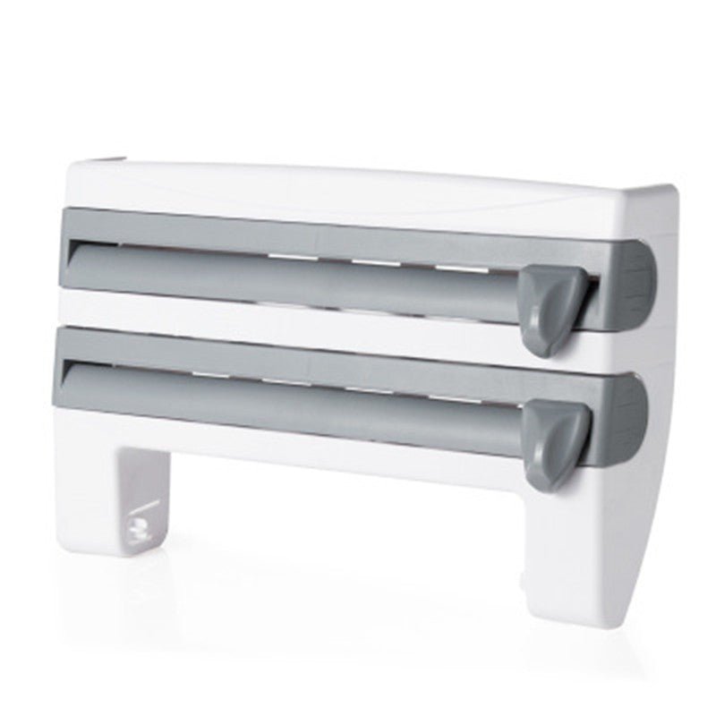4 - In - 1 Kitchen Roll Holder Dispenser Kitchen Foil Film Wrap Tissue Paper 4 IN 1 Kitchen Roll Holder Dispenser - RELUX.STORE