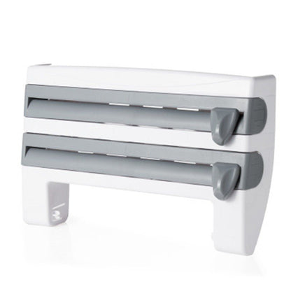 4 - In - 1 Kitchen Roll Holder Dispenser Kitchen Foil Film Wrap Tissue Paper 4 IN 1 Kitchen Roll Holder Dispenser - RELUX.STORE
