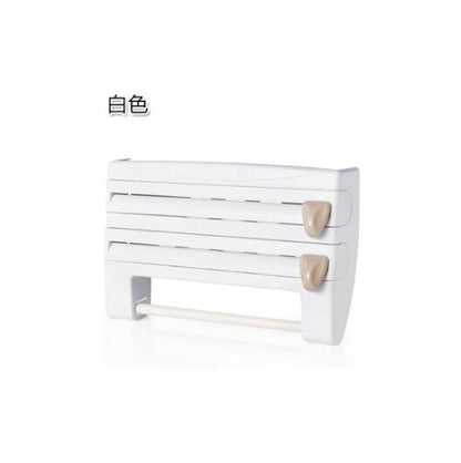 4 - In - 1 Kitchen Roll Holder Dispenser Kitchen Foil Film Wrap Tissue Paper 4 IN 1 Kitchen Roll Holder Dispenser - RELUX.STORE