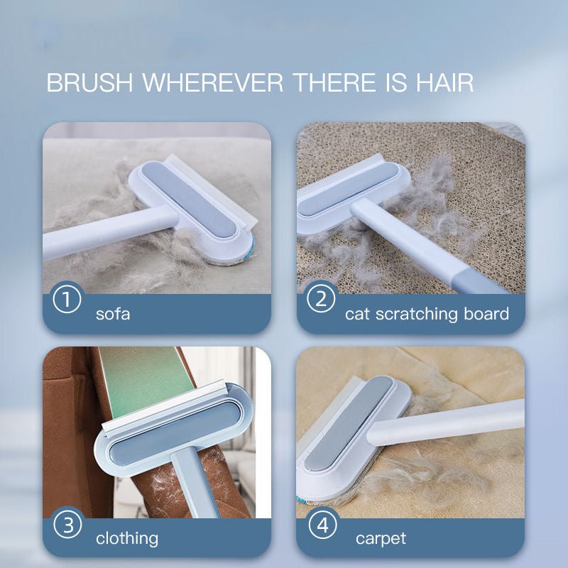 4 In 1 Multifunctional Hair Removal Brush Pet Dog Cat Hair Cleaner Brush Cat Hair Remover Window Screen Cleaning Tool Gadgets - RELUX.STORE