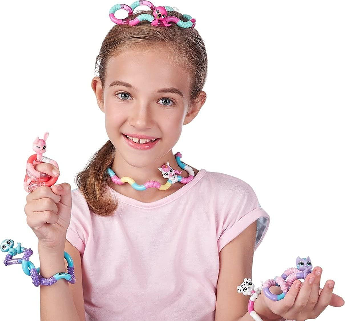 Jr. Pets Poppy the Puppy Fidget Toy - Twisted Fidget for Hands - d Toys Improve Fine Motor Skills - Twist Fidget Toy for Kids and Adults