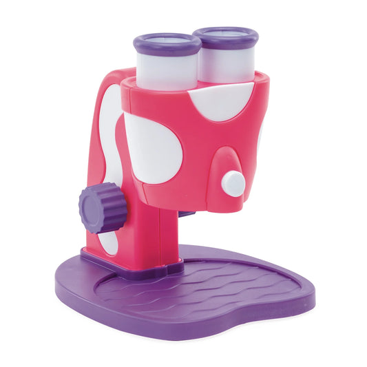 Geosafari Jr. Pink My First Kids Microscope Toy, Preschool Science, STEM Toy, Classroom Must Haves, Ages 3+