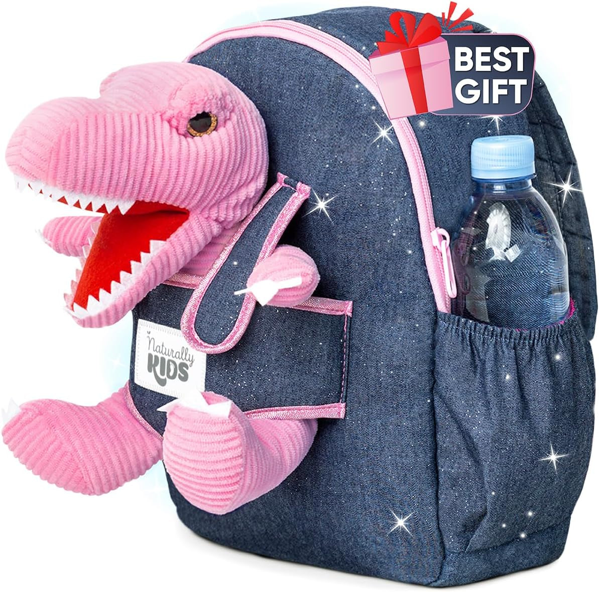 Wolf Backpack, Wolf Toys for Kids 3-5, Toddler Husky Stuffed Animal Gifts for 2 3 4 5 Year Old Girl Boy