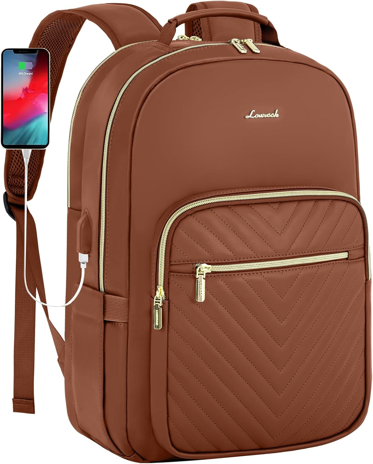 Laptop Backpack for Women 15.6 Inch,Cute Womens Travel Backpack Purse,Professional Laptop Computer Bag,Waterproof Work Business College Teacher Bags Carry on Backpack with USB Port,Mint Green