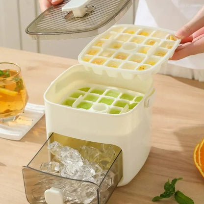 48 Grid Ice Cube Mold Reusable Refrigerator Ice Maker One - touch Easy Release Homemade Ice Cube Tray Mold Home Ice Making Tool - RELUX.STORE