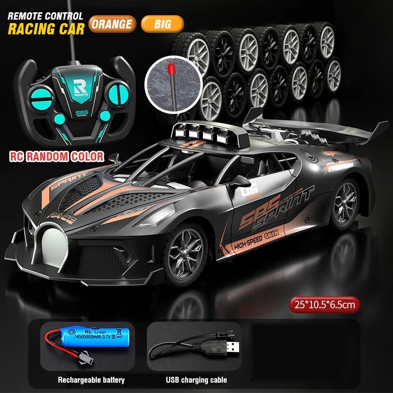 “4CH High - Speed RC Drift Car – Remote Control Racing Sportscar, Electric Model Vehicle Toy for Boys & Kids Birthday Gift” - RELUX.STORE