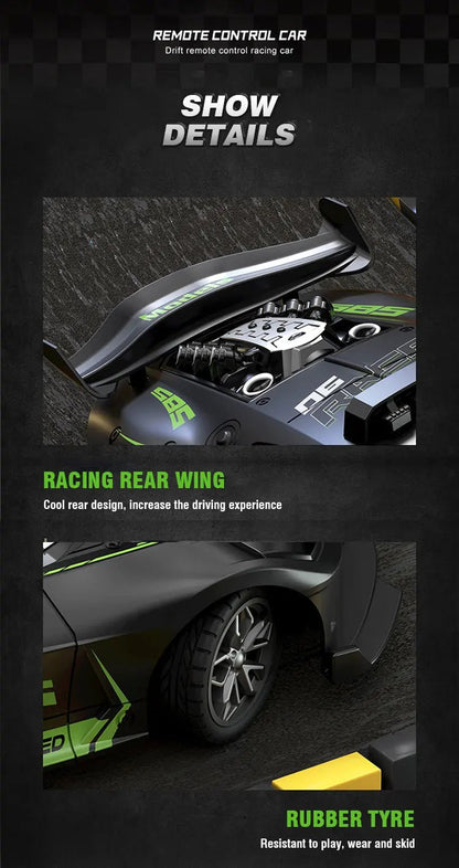 “4CH High - Speed RC Drift Car – Remote Control Racing Sportscar, Electric Model Vehicle Toy for Boys & Kids Birthday Gift” - RELUX.STORE