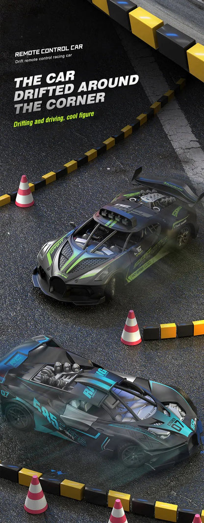 “4CH High - Speed RC Drift Car – Remote Control Racing Sportscar, Electric Model Vehicle Toy for Boys & Kids Birthday Gift” - RELUX.STORE