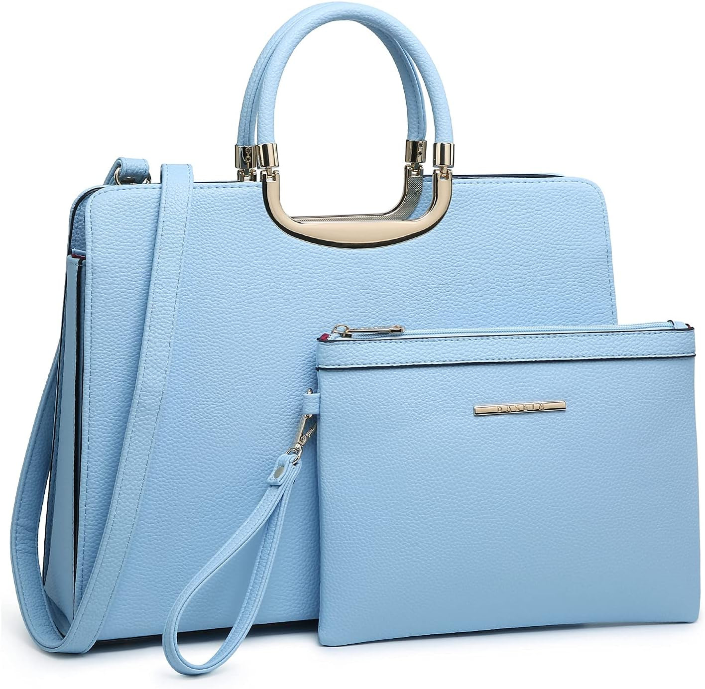 Womens Handbag Top Handle Shoulder Bag Tote Satchel Purse Work Bag with Matching Wallet