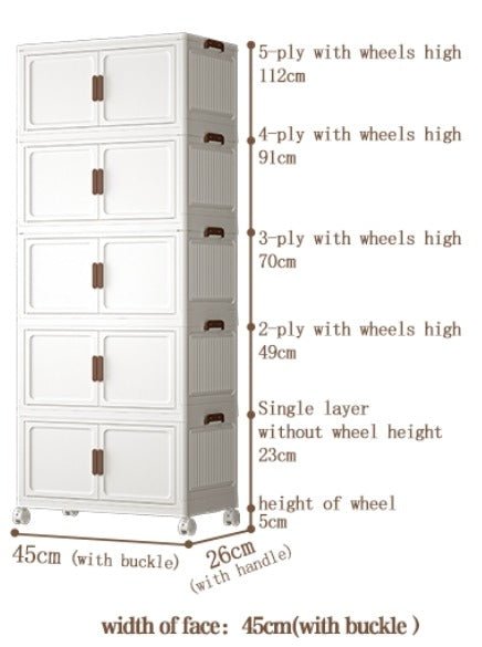 5 Tier Storage Cabinet - RELUX.STORE