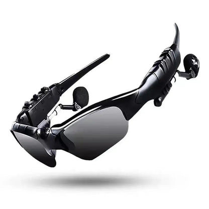5.0 Stereo Earphones Wireless Headset with Mic Smart Glasses Sunglasses for Driving Cycling Sports Noise Reduction Headphones - RELUX.STORE