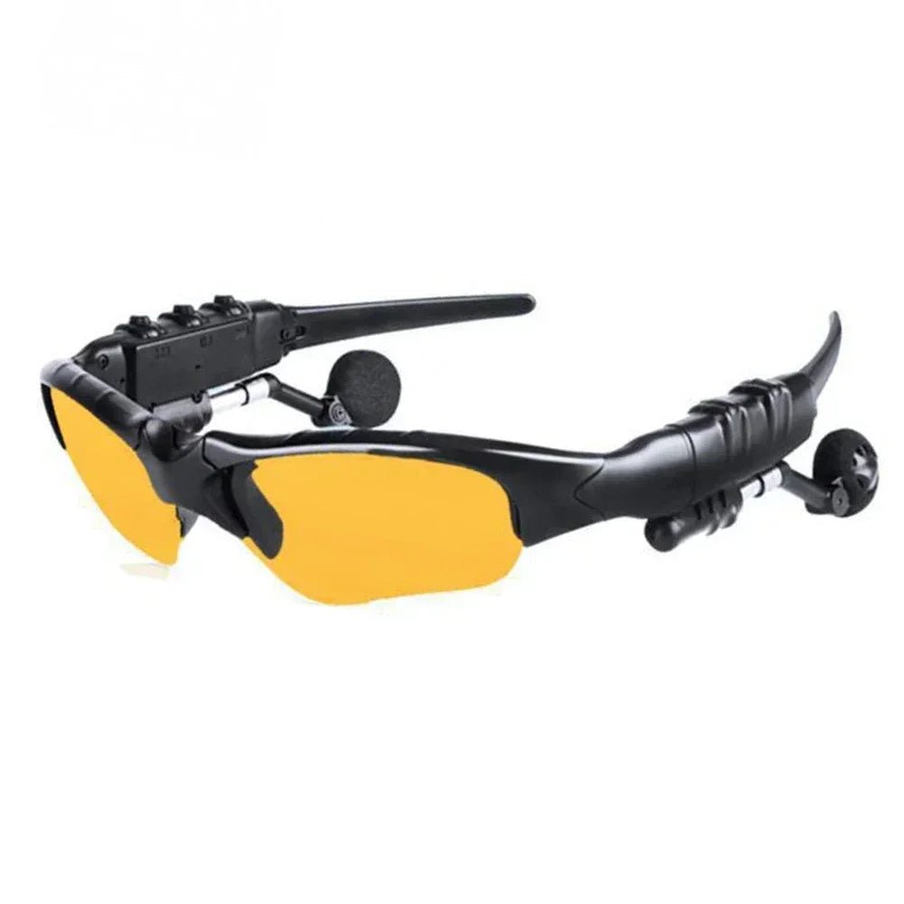 5.0 Stereo Earphones Wireless Headset with Mic Smart Glasses Sunglasses for Driving Cycling Sports Noise Reduction Headphones - RELUX.STORE