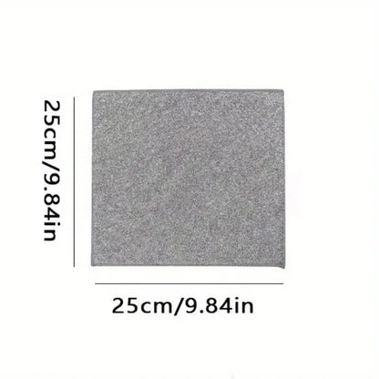 5/10/20pcs Kitchen Towel, Ultra - fine Fiber Light Gray Cleaning Cloth Set, Absorbent, Soft And Stain - removing Cloth - RELUX.STORE