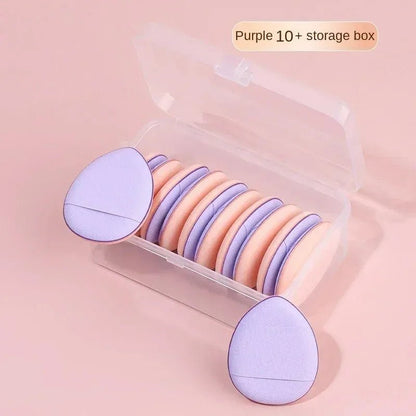 5/10Pcs Mini Finger Puff Foundation Small Air Cushion Powder Sponge Face Concealer BB Cream Cosmetic Applicator Makeup Tools - RELUX.STORE