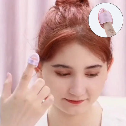 5/10Pcs Mini Finger Puff Foundation Small Air Cushion Powder Sponge Face Concealer BB Cream Cosmetic Applicator Makeup Tools - RELUX.STORE