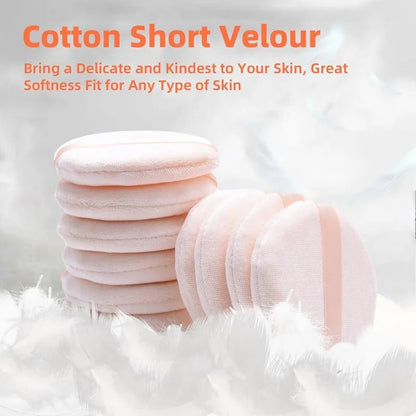 5/10Pcs Round Makeup Sponges Cosmetics Tools Soft Velvet Powder Puff Blender Sponges Facial Foundation Puffs Make Up Accessories - RELUX.STORE