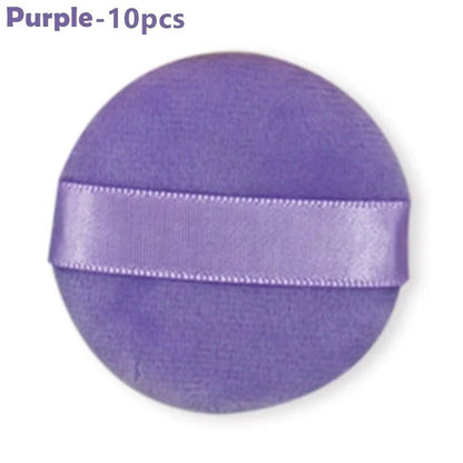 5/10Pcs Round Makeup Sponges Cosmetics Tools Soft Velvet Powder Puff Blender Sponges Facial Foundation Puffs Make Up Accessories - RELUX.STORE