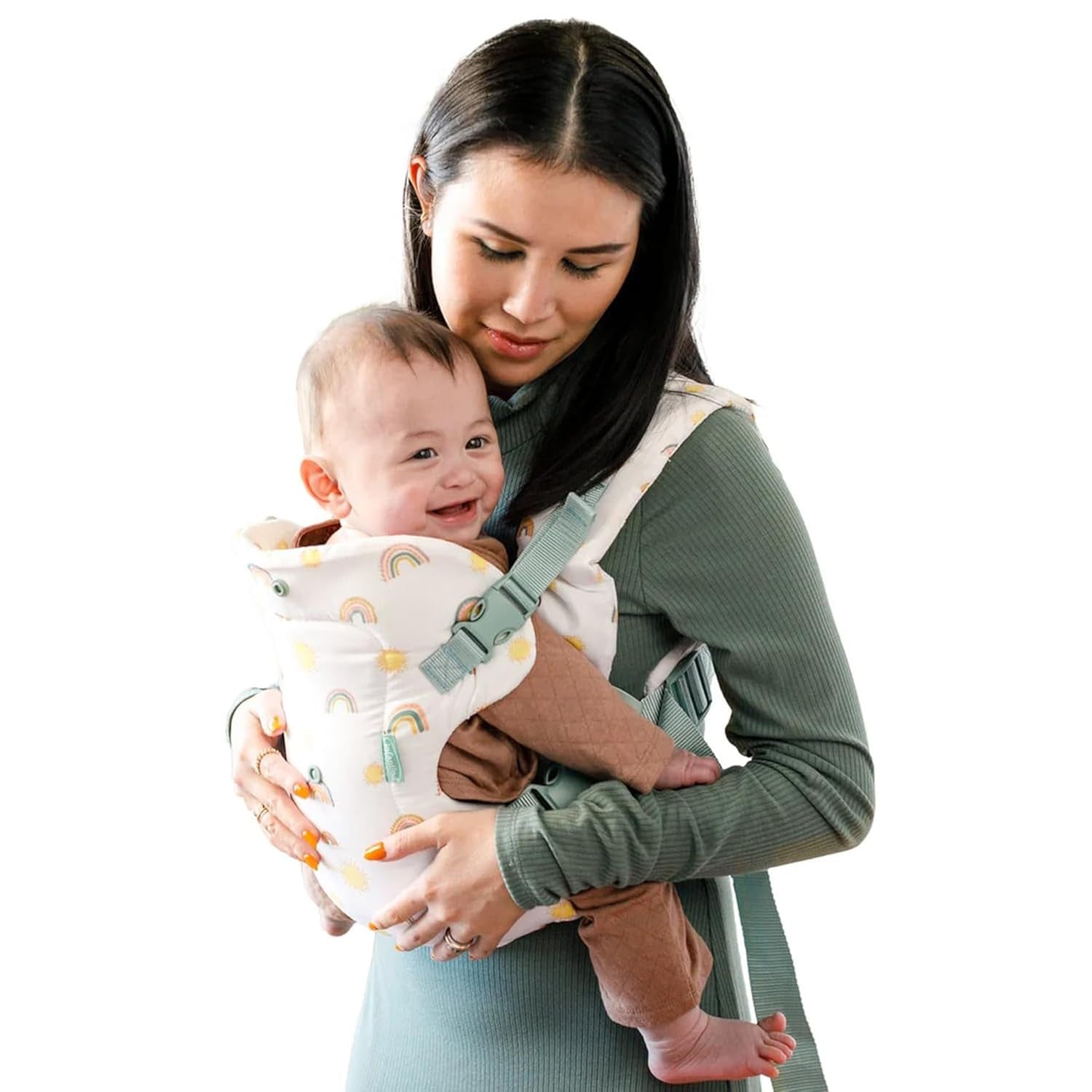 Flip 4-In-1 Light & Airy Convertible Baby Carrier, Adjustable, Ergonomic Babywearing, Registry Essential, Baby Carrier for Newborn to Toddler