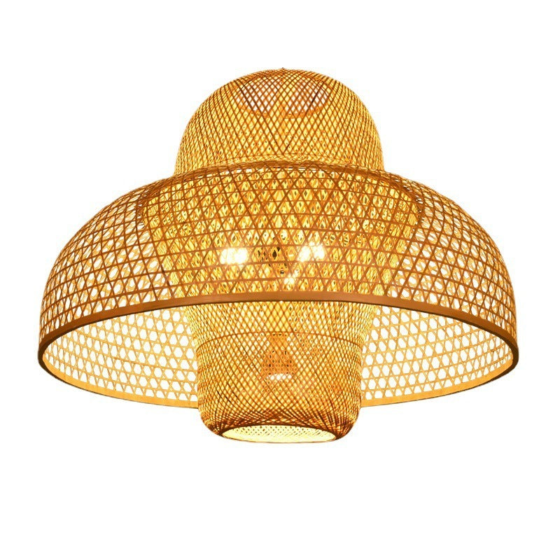 Household Farm Bamboo New Chinese Style Chandelier topwinson
