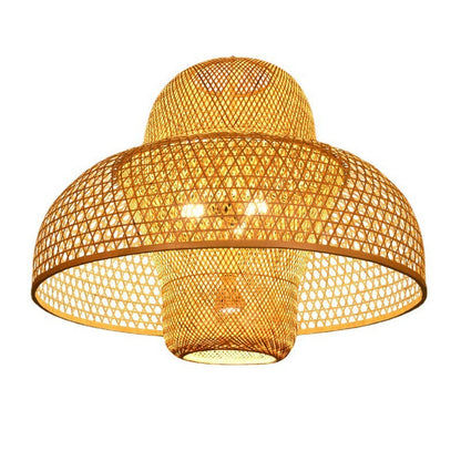 Household Farm Bamboo New Chinese Style Chandelier topwinson