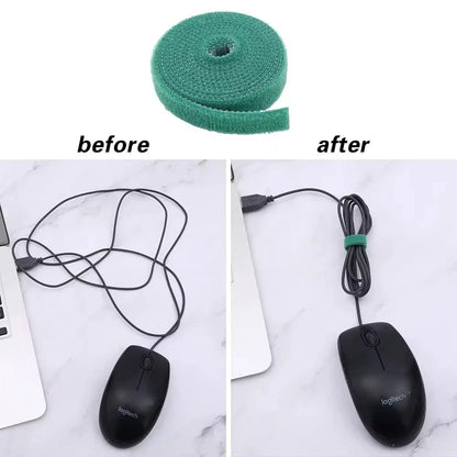"5M Nylon Plant Ties – Reusable Hook & Loop Garden Fastener Tape for Bamboo, Plants, Flowers | Green Plant Support Home & Garden Accessories" - RELUX.STORE