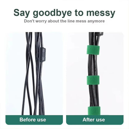 "5M Nylon Plant Ties – Reusable Hook & Loop Garden Fastener Tape for Bamboo, Plants, Flowers | Green Plant Support Home & Garden Accessories" - RELUX.STORE