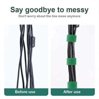 "5M Nylon Plant Ties – Reusable Hook & Loop Garden Fastener Tape for Bamboo, Plants, Flowers | Green Plant Support Home & Garden Accessories" - RELUX.STORE