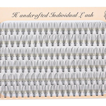 6 Rows 120 Bundles Eyelash Extension Natural Russian Volume Faux Cils Eyelashes Individual 10/20/30D Cluster False Lashes Makeup - RELUX.STORE