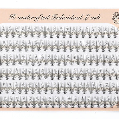 6 Rows 120 Bundles Eyelash Extension Natural Russian Volume Faux Cils Eyelashes Individual 10/20/30D Cluster False Lashes Makeup - RELUX.STORE