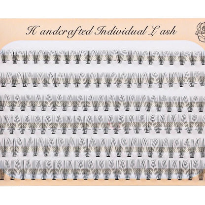 6 Rows 120 Bundles Eyelash Extension Natural Russian Volume Faux Cils Eyelashes Individual 10/20/30D Cluster False Lashes Makeup - RELUX.STORE