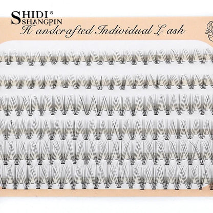 6 Rows 120 Bundles Eyelash Extension Natural Russian Volume Faux Cils Eyelashes Individual 10/20/30D Cluster False Lashes Makeup - RELUX.STORE