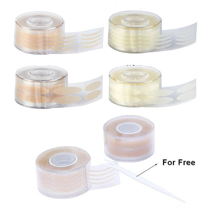 600 Pcs Eye Lift Strips Double Eyelid Tape Clear Gray Eyelid Stripe Big Eyes Invisible Double Fold Eyelid Sticker Makeup Tools - RELUX.STORE