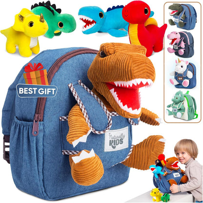 Wolf Backpack, Wolf Toys for Kids 3-5, Toddler Husky Stuffed Animal Gifts for 2 3 4 5 Year Old Girl Boy