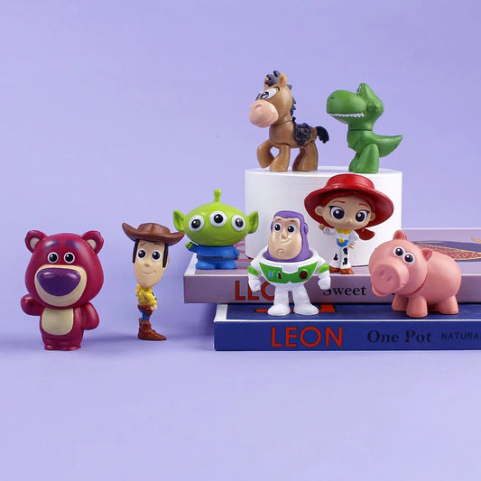 “6PCS Toy Story Action Figures – Cartoon Anime Dolls for Kids, Car Decoration, Cake Toppers & Collectible Toys, Classic Children’s Gift Set” - RELUX.STORE