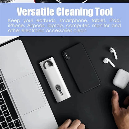 7 in 1 Computer Keyboard Cleaner Brush Kit Earphone Cleaning Pen For Headset Keyboard Cleaning Tools Cleaner Keycap Puller Kit - RELUX.STORE