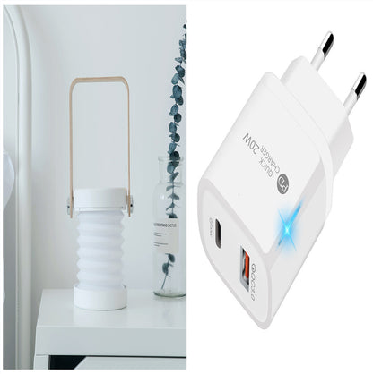 Foldable Touch Dimmable Reading LED Night Light Portable Lantern Lamp USB Rechargeable for Home Decor