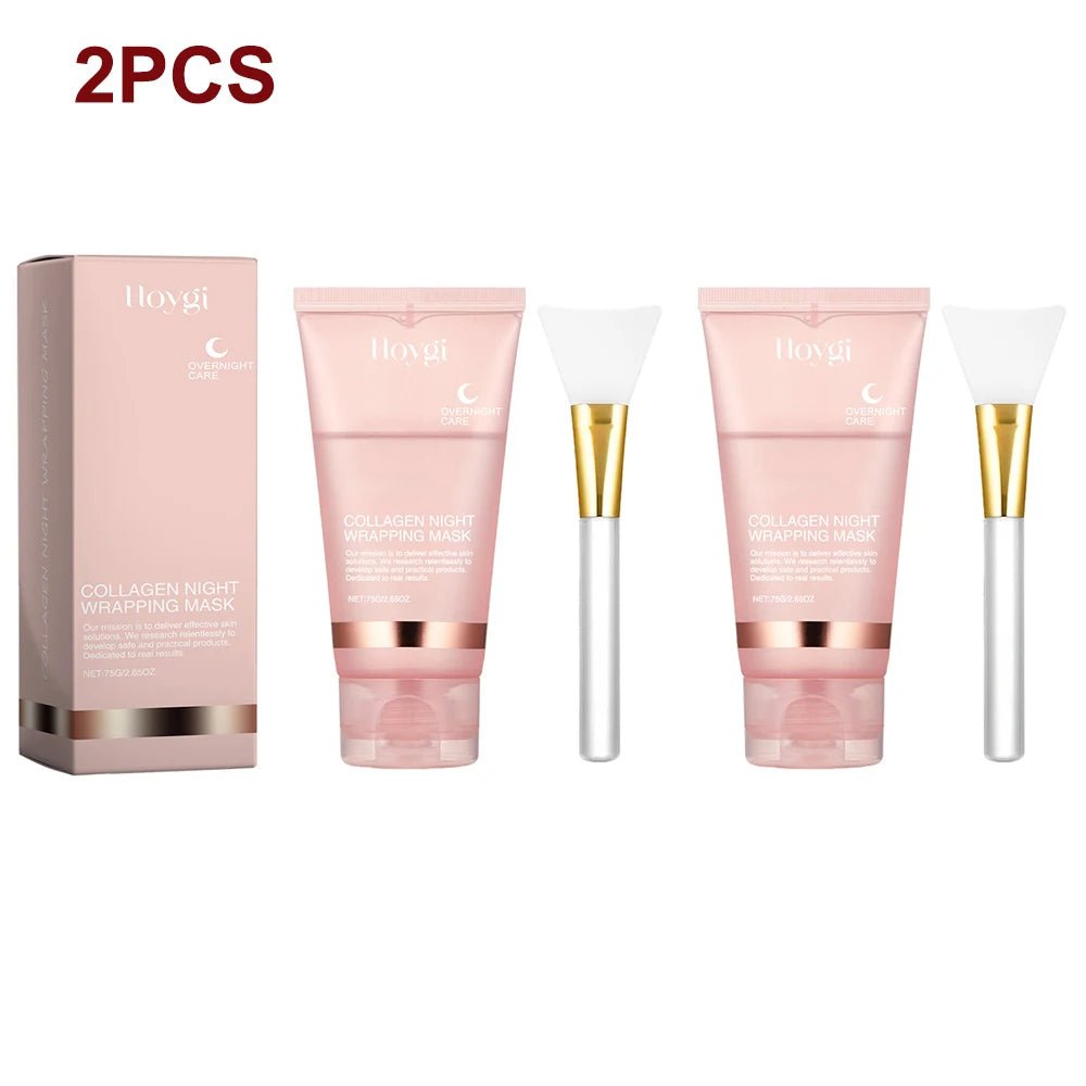 75/150ML Collagen Peel Off Face Mask Deeply Hydrating Moisturizing Night Wrapping Mask Cream Firming Skin Peel - off Facial Mask - RELUX.STORE