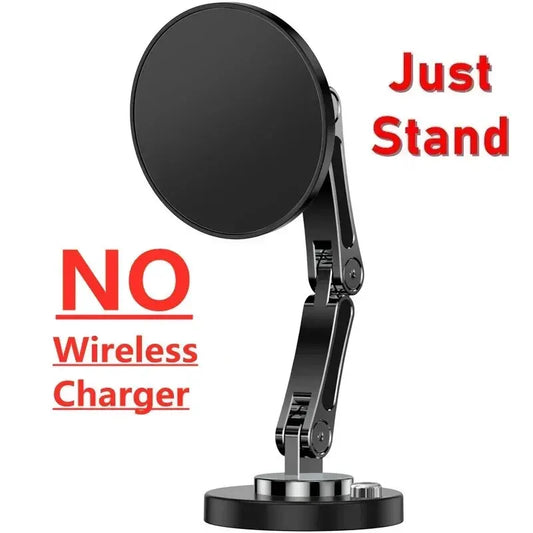 Magnetic Car Wireless Charger Stand Magnet Car Mount Fast Charging Station Phone Holder Bracket for Macsfae Iphone 15 14 13 12