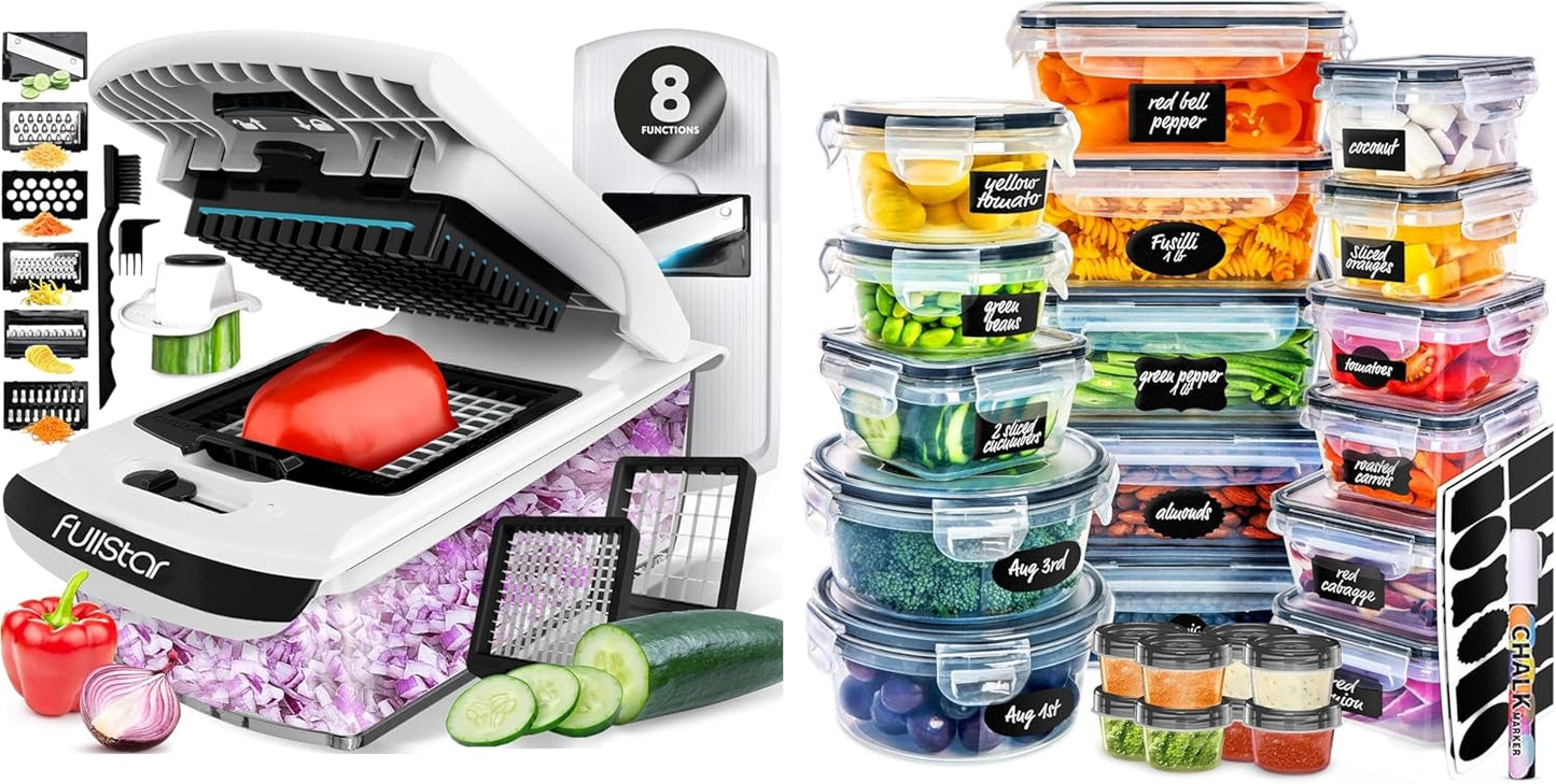 Bundle: Chopper and 50Pc Food Containers