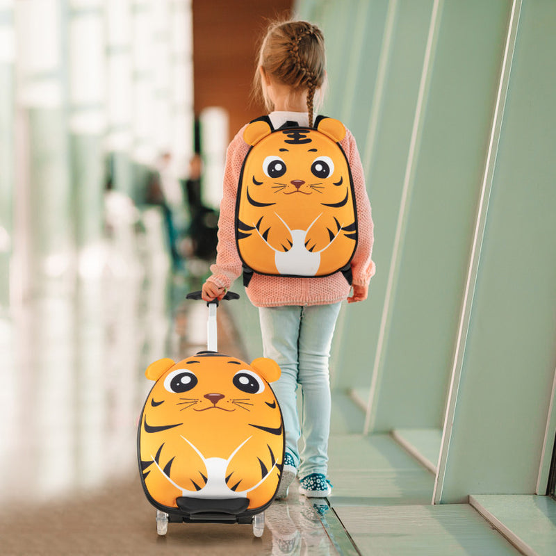 Lightweight and Portable Rolling Suitcase for Children