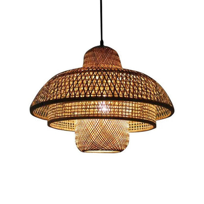 Household Farm Bamboo New Chinese Style Chandelier topwinson