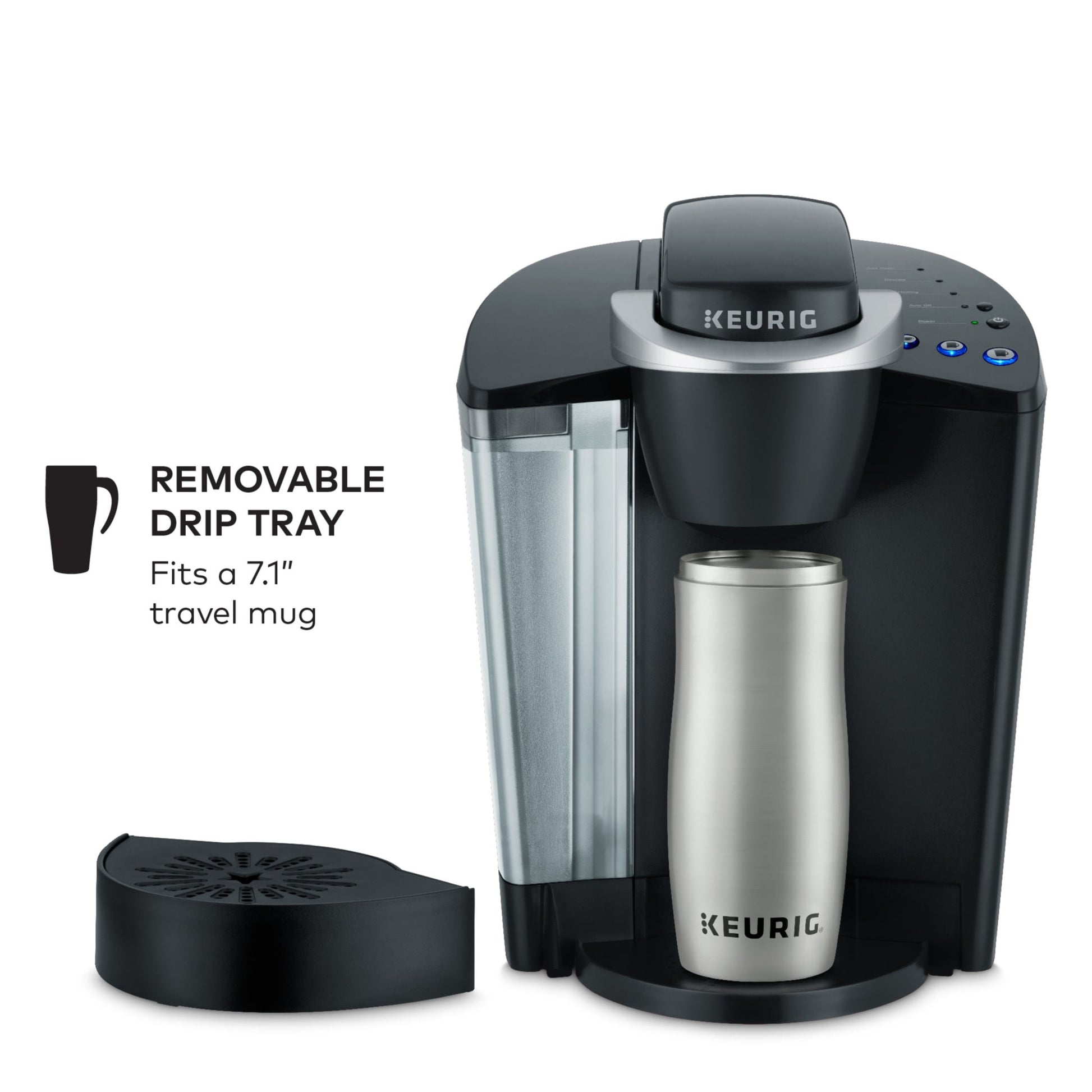 K-Classic Single Serve K-Cup Pod Coffee Maker, Black