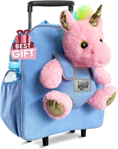 Wolf Backpack, Wolf Toys for Kids 3-5, Toddler Husky Stuffed Animal Gifts for 2 3 4 5 Year Old Girl Boy
