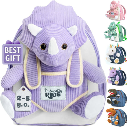 Wolf Backpack, Wolf Toys for Kids 3-5, Toddler Husky Stuffed Animal Gifts for 2 3 4 5 Year Old Girl Boy